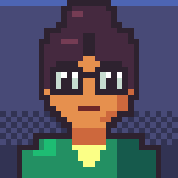 Pixel-art portrait of Norma, SEO Specialist at Unsupervised
